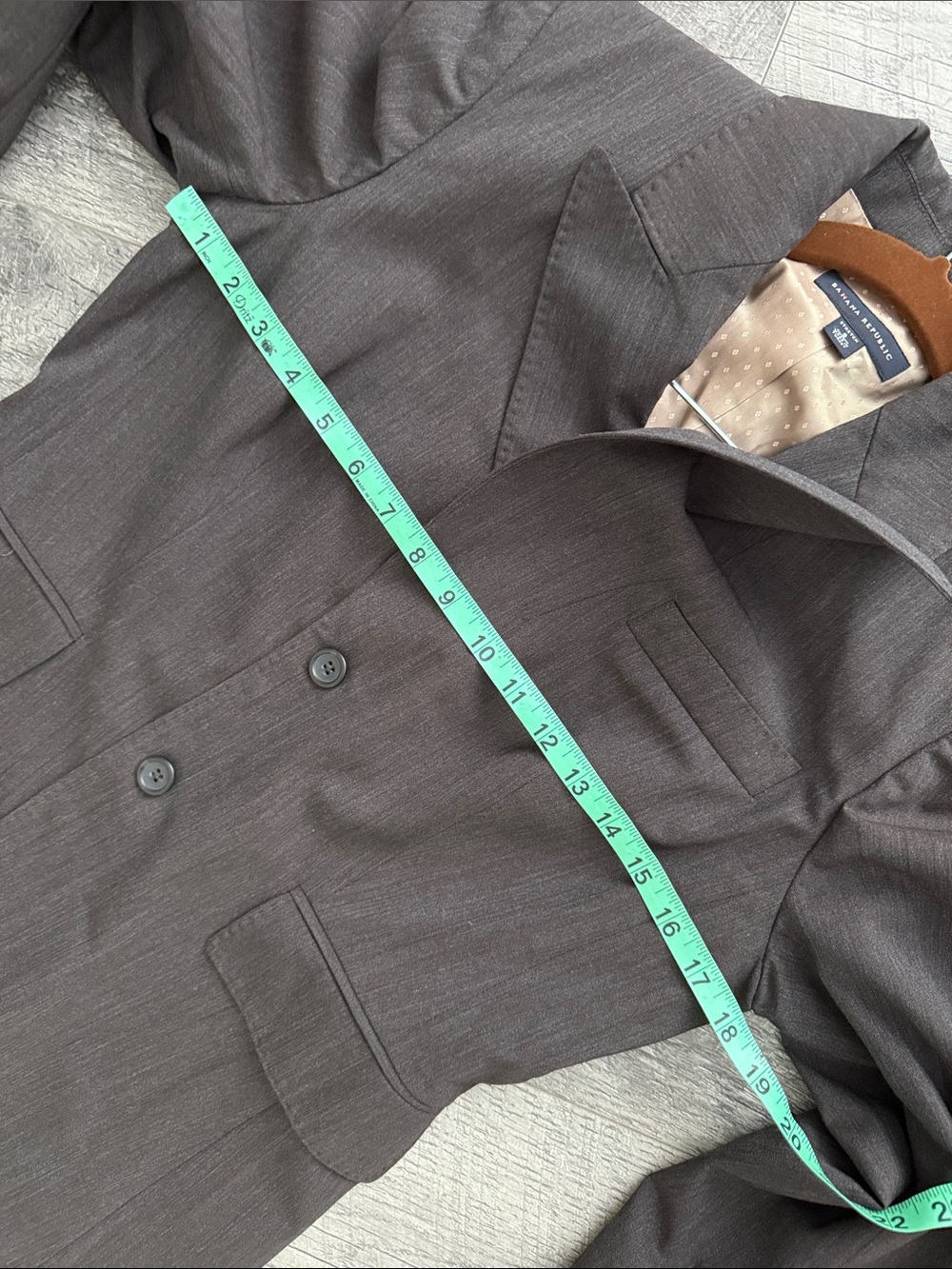 Banana Republic Brown women’s Two-Piece Suit Jacket & Pants Sz 8 Wool blended - Picture 12 of 12